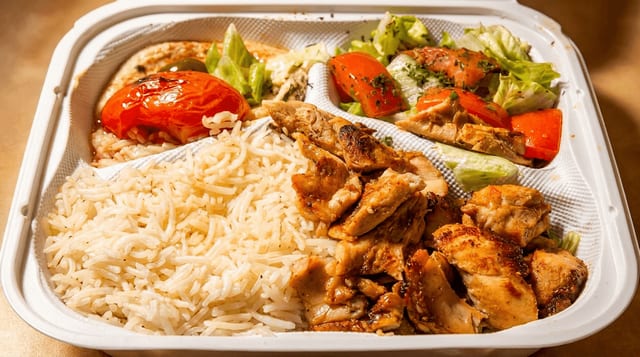 Chicken Shawarma Plate.