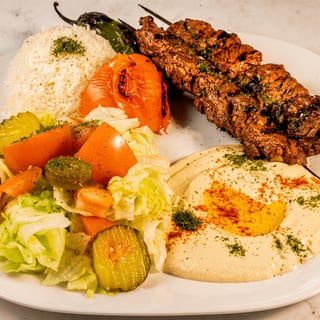 Beef Kebab Plate